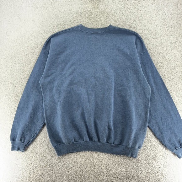 Vintage Rostraver Pennsylvania Sweatshirt Mens XL Blue Hanes USA Crewneck 90s - Picture 3 of 8